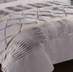 Silver eleanor duvet set