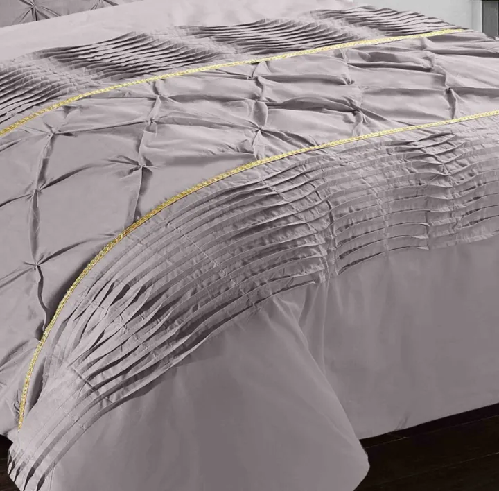 Silver eleanor duvet set