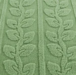 Green leaves teddy duvet set