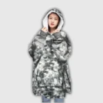 Grey Tie dye hoodie