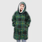 Tartan green hoodie