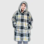 Tartan grey hoodie
