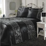 Shimmer duvet set - Black