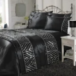 Shimmer duvet set - Black