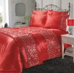 Shimmer duvet set - Red