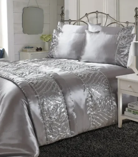 Shimmer duvet set - Silver