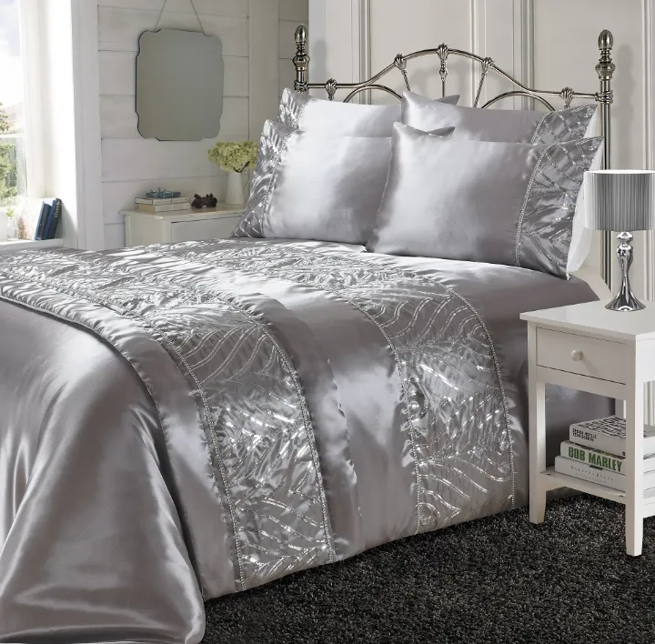 Shimmer duvet set - Silver