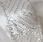 Shimmer duvet set - White