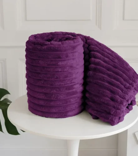Chunky cord aubergine