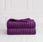 Chunky cord aubergine
