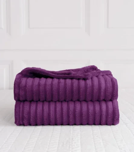 Chunky cord aubergine