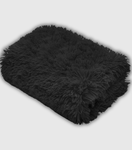 Cuddles throw - black