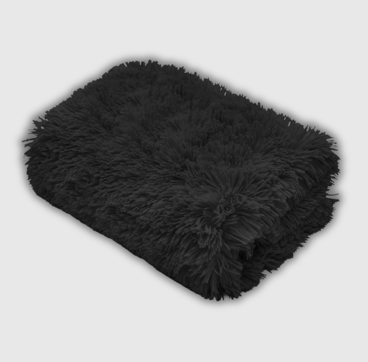 Cuddles throw - black