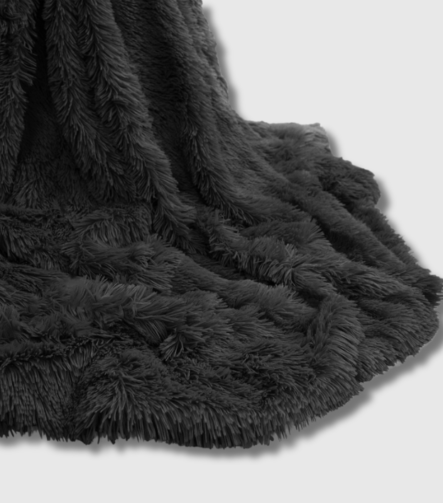 Cuddles throw - black