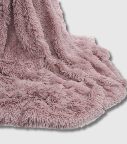 Cuddles throw - blush