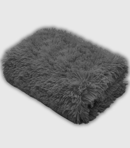 Cuddles throw - charcoal