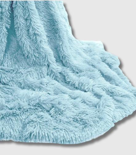 Cuddles throw - duck egg