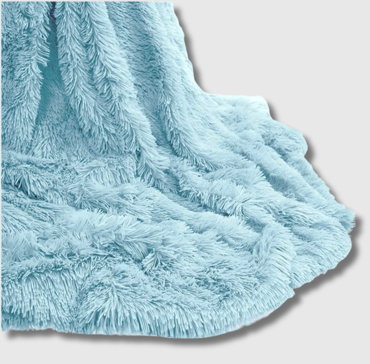 Cuddles throw - duck egg