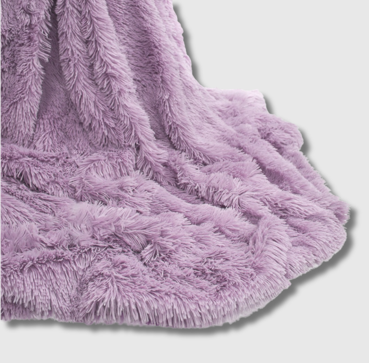 Cuddles throw - lilac