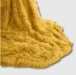 Cuddles throw - ochre