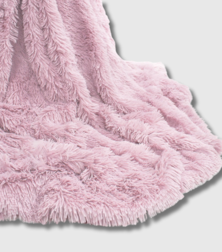 Cuddles throw - pink
