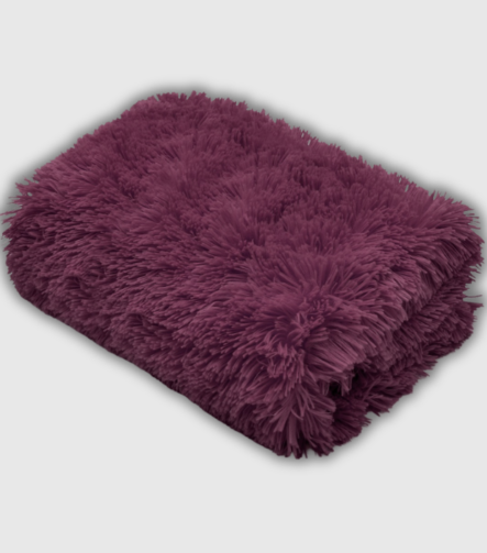 Cuddles throw - plum