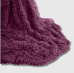 Cuddles throw - plum