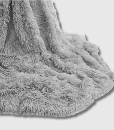 Cuddles throw - silver