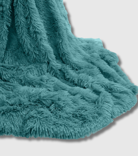 Cuddles throw - teal