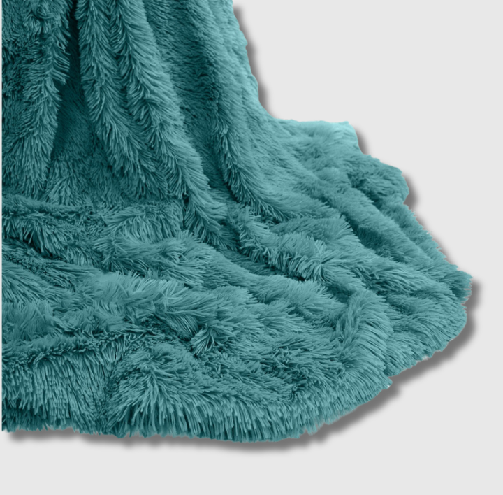 Cuddles throw - teal