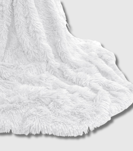 Cuddles throw - white