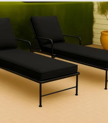 Cushion pad zip black