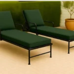 Cushion pad zip green