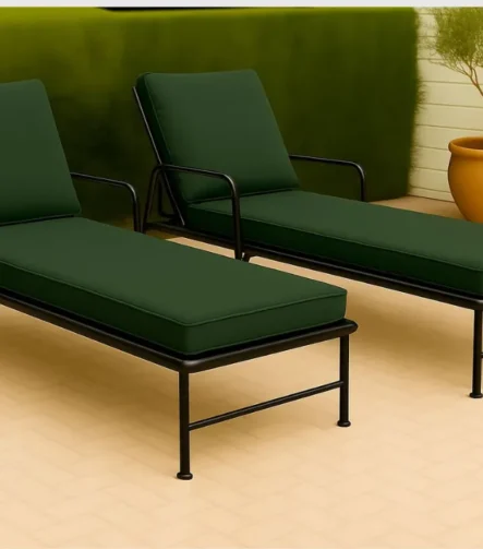 Cushion pad zip green