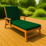 Cushion pad zip green