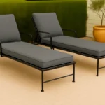 Cushion pad zip grey