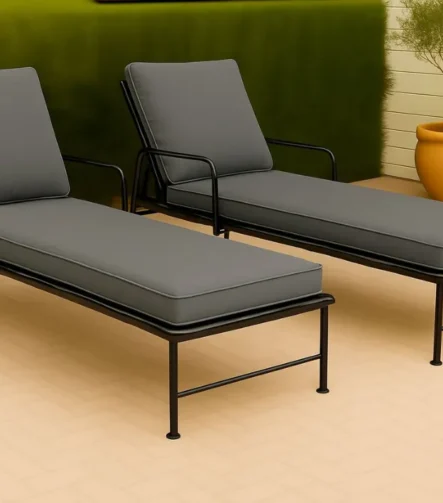 Cushion pad zip grey
