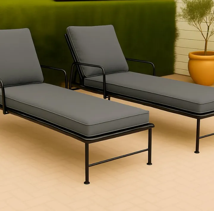 Cushion pad zip grey