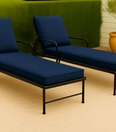 Cushion pad zip navy