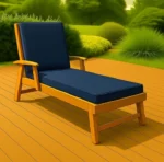 Cushion pad zip navy