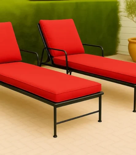 Cushion pad zip red