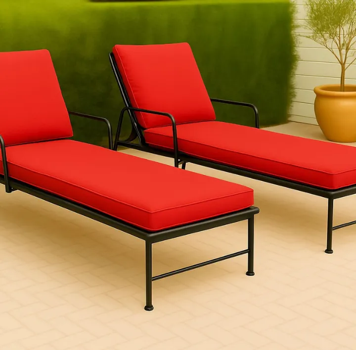 Cushion pad zip red
