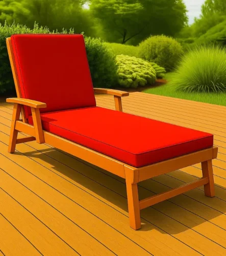 Cushion pad zip red