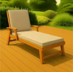 Cushion padt zip beige