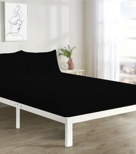 Black Fitted Sheet