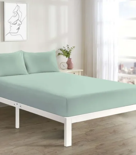 Duck Egg Fitted Sheet