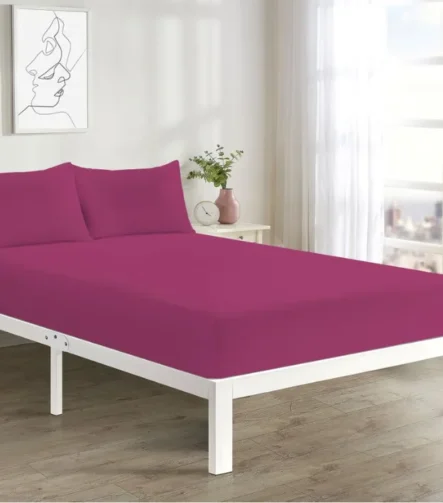 Fuchsia Fitted Sheet