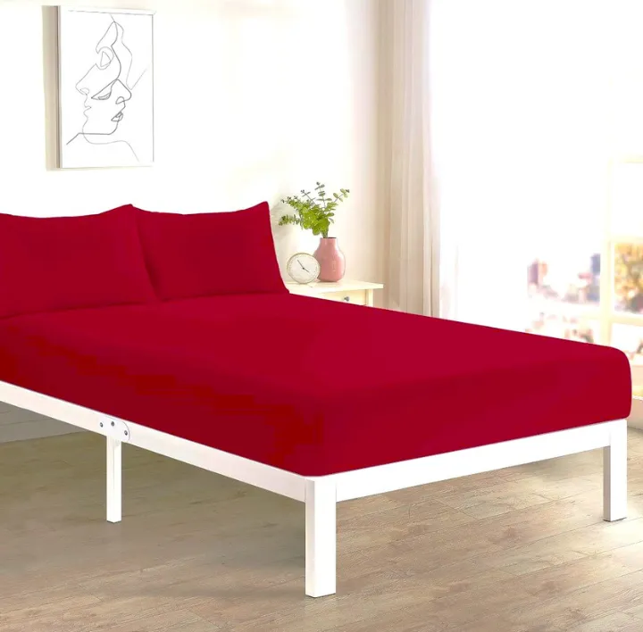 Red Fitted Sheet