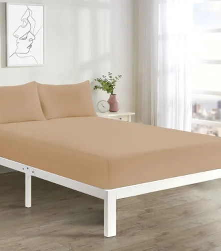 Latte Fitted Sheet