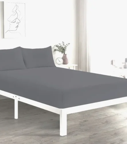 Grey Fitted Sheet